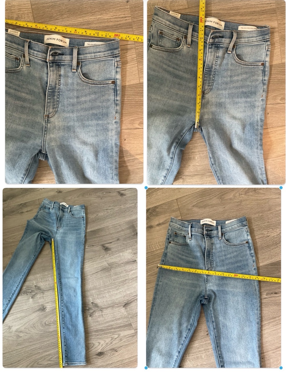 *Denim Forum *Lola High Rise  Skinny Jeans - Women's 26/30L - Picture 4 of 9